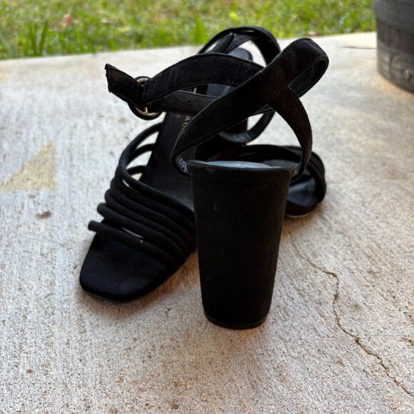 Chinese Laundry Black Suede Heels Size 8 - Picture 6 of 6